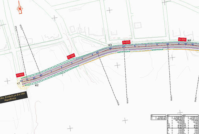 TECHNICAL STUDY FOR THE IMPROVEMENT OF A SECTION OF THE MUNICIPAL ROAD BETWEEN THE INTERSECTION OF KARYDITSA-THALIS MILISIOU ROADS AND THE KOZANI-LARISSA NATIONAL ROAD, IN THE AIRPORT AREA / KOZANI REGIONAL UNIT